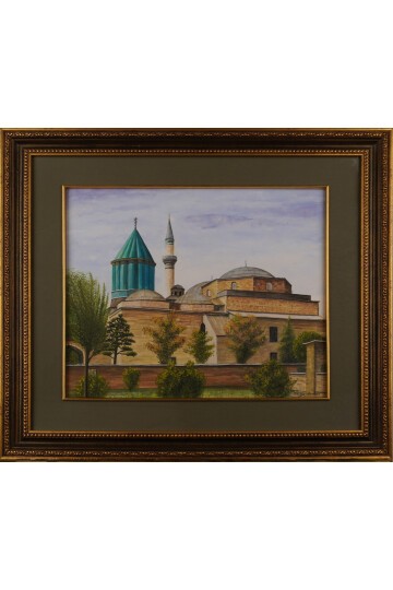 Mevlana’nın Sessiz Işıltısı – Hazreti Mevlana Türbesi  Tablosu